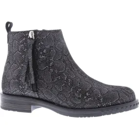 Adesso A5566 Mya Ladies Snake Print Leather Ankle Boots