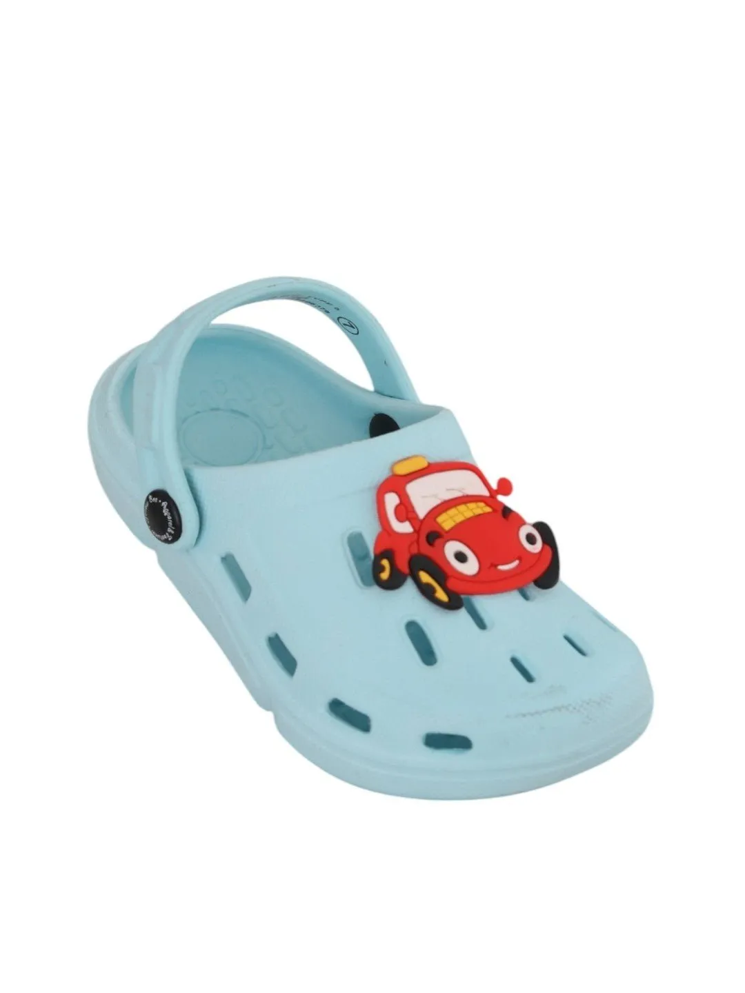 Adorable Smiling Car Design Clogs for Boys