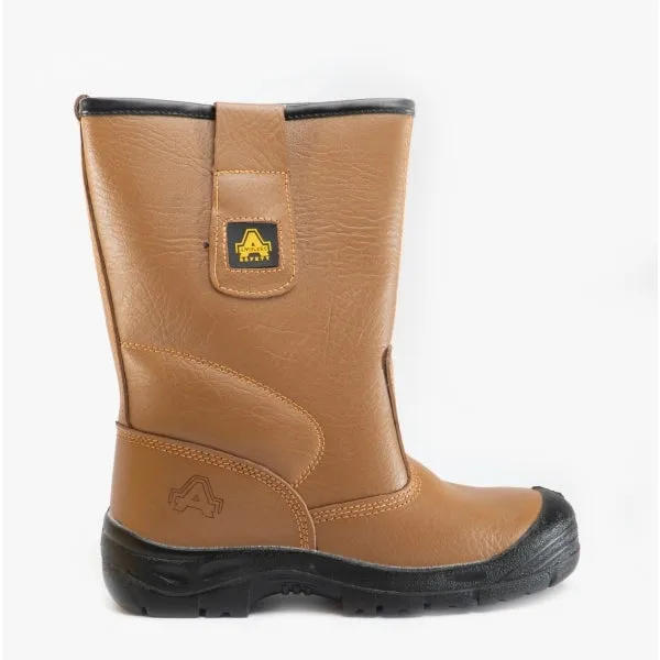 Amblers Safety FS142 Unisex Leather Safety Boots Tan