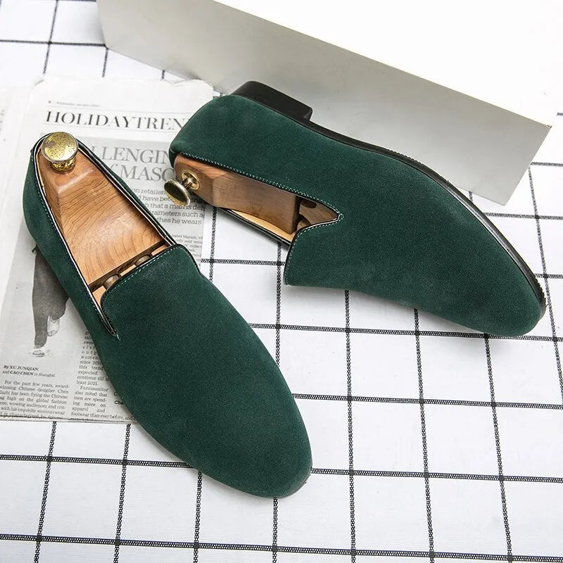 Angelo Ricci™ Designer Slip-On Suede Lightweight Loafers