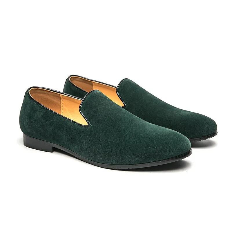 Angelo Ricci™ Designer Slip-On Suede Lightweight Loafers