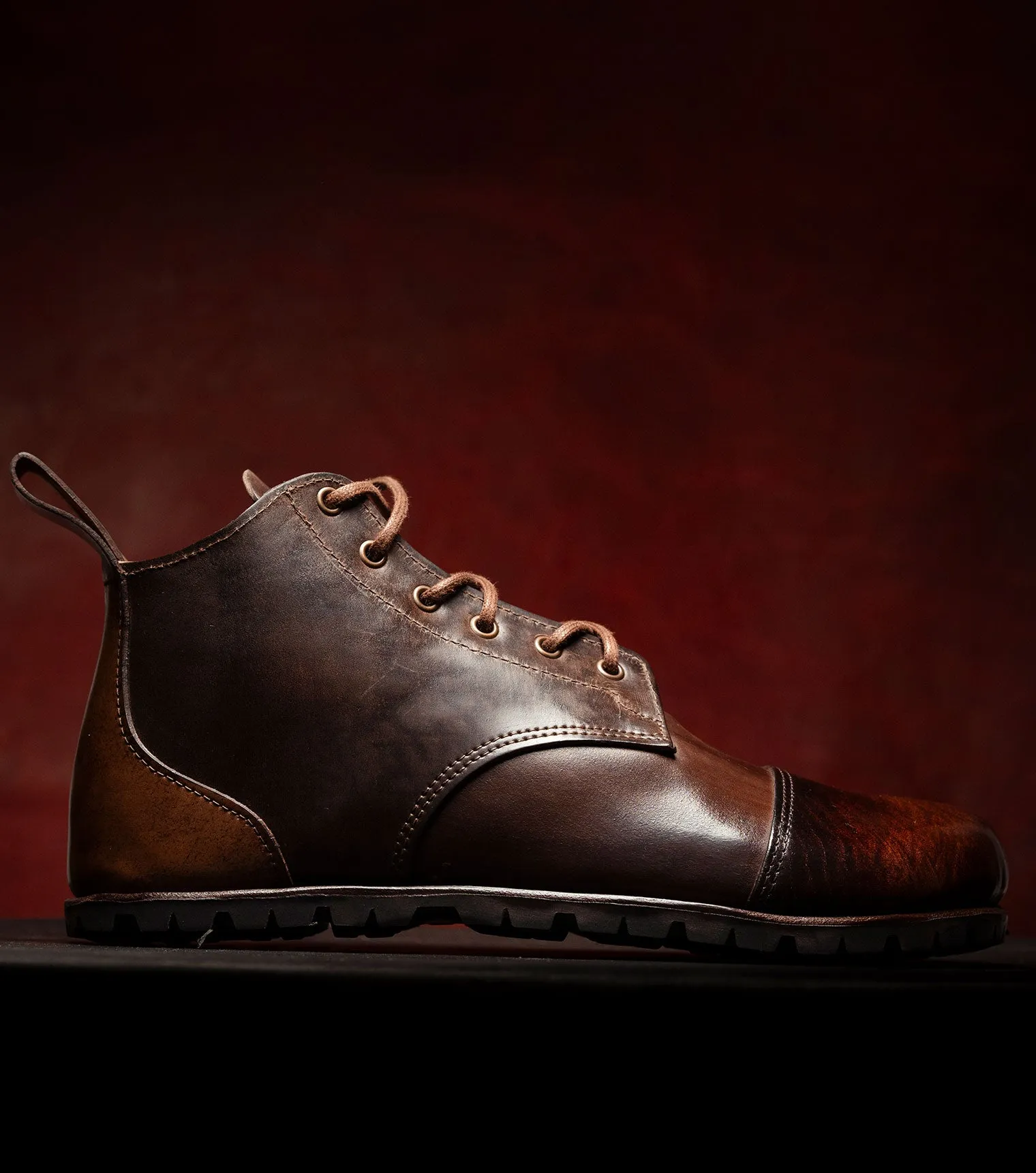 Barefoot Trekking Boots - Shell Cordovan