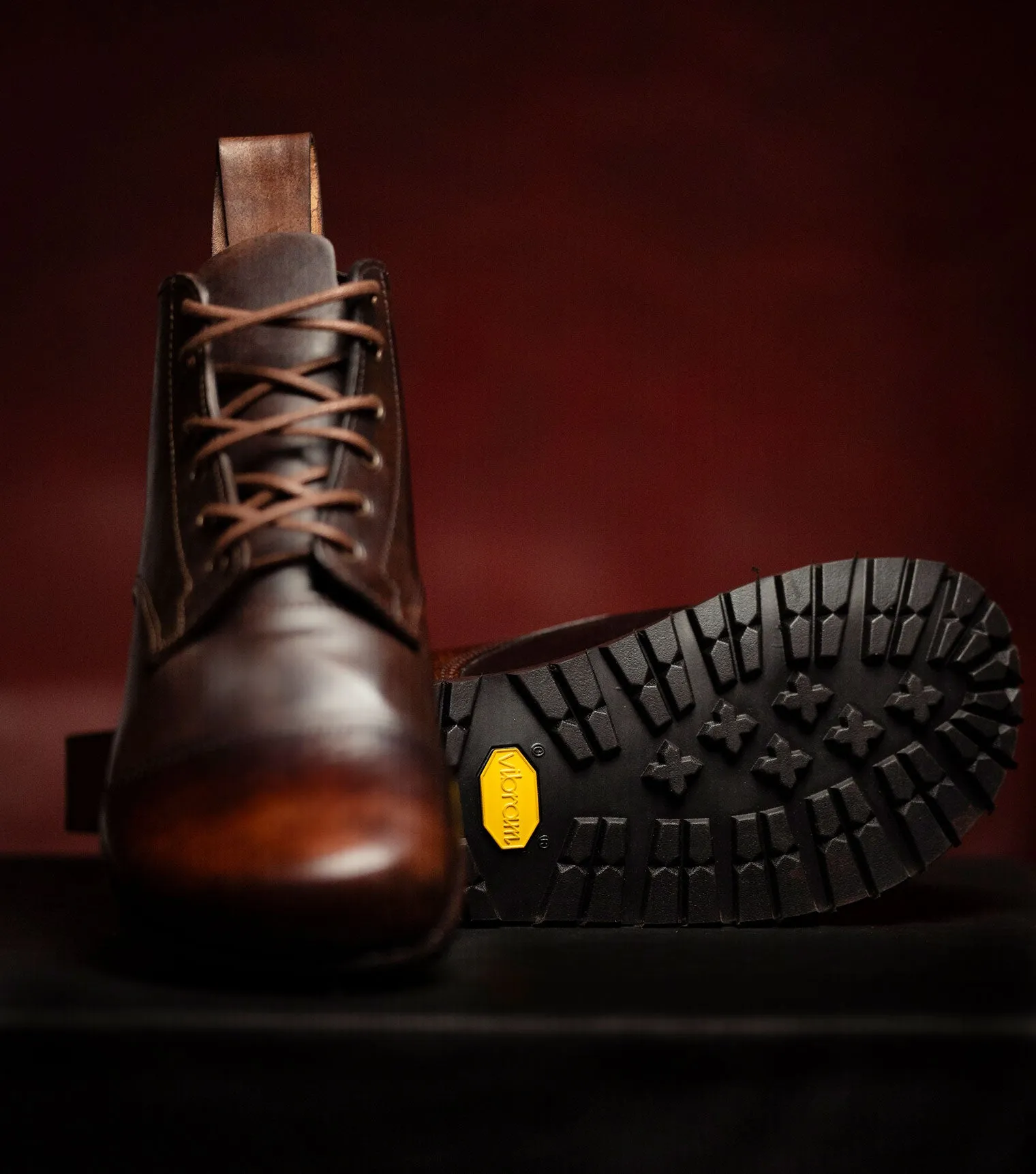 Barefoot Trekking Boots - Shell Cordovan