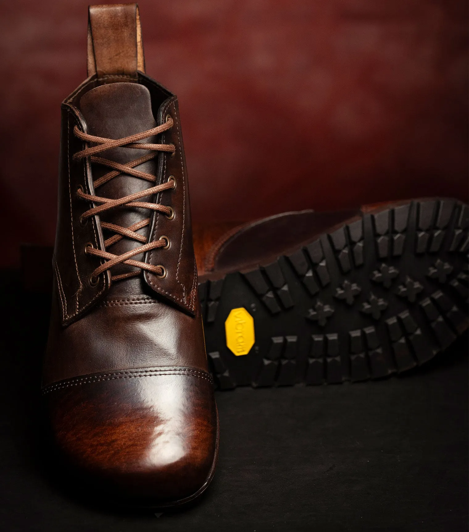 Barefoot Trekking Boots - Shell Cordovan
