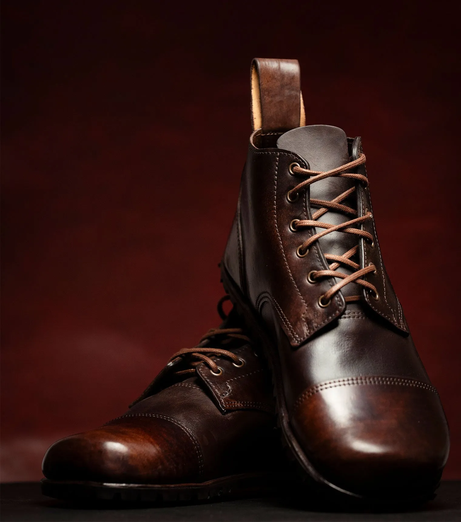 Barefoot Trekking Boots - Shell Cordovan