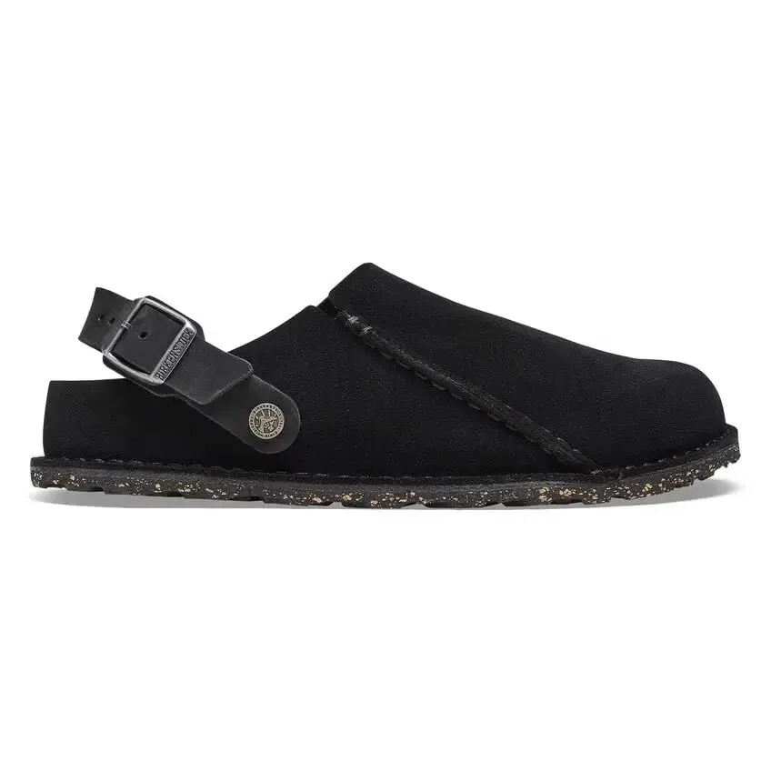 Birkenstock Lutry – Convertible Suede Clogs for All-Day Comfort