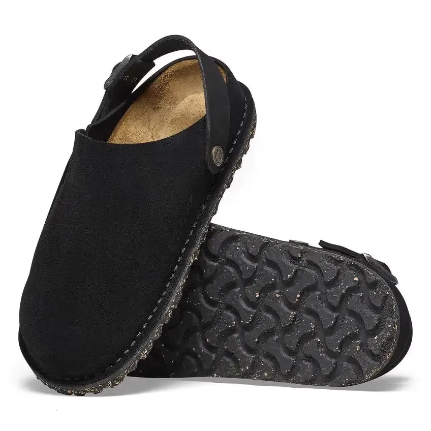 Birkenstock Lutry – Convertible Suede Clogs for All-Day Comfort
