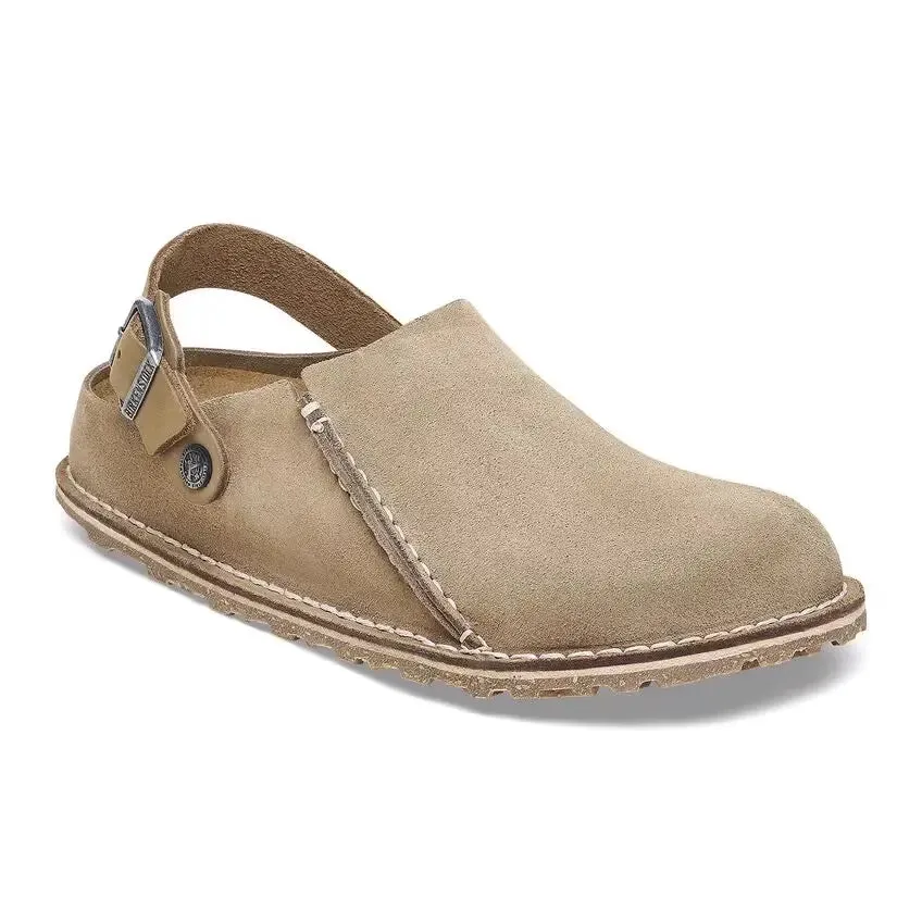 Birkenstock Lutry – Convertible Suede Clogs for All-Day Comfort