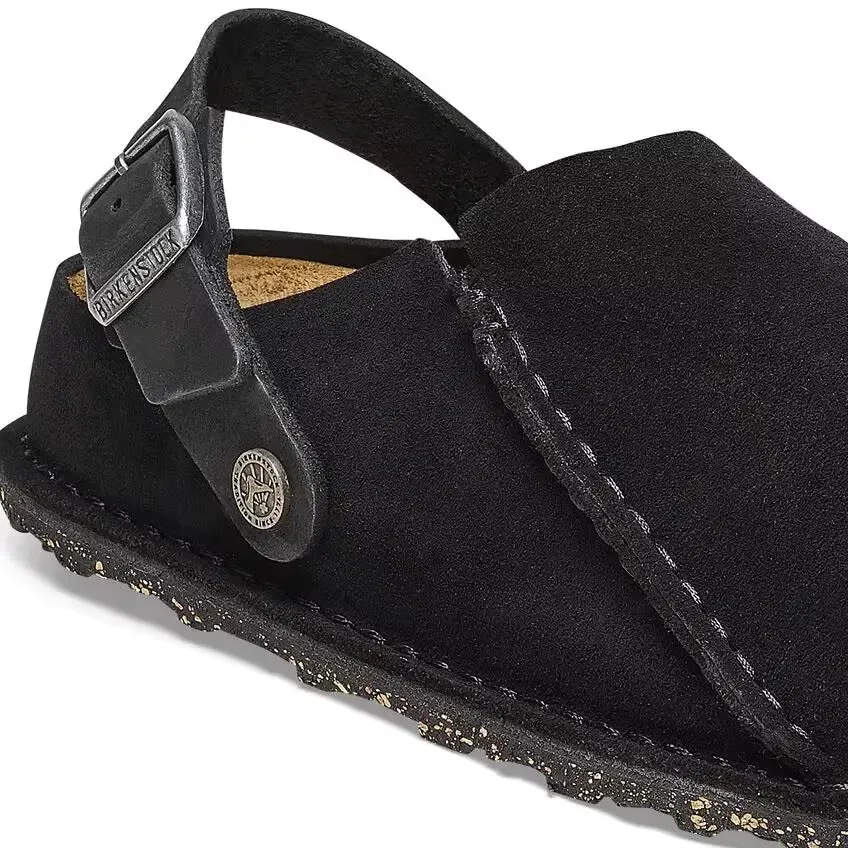 Birkenstock Lutry – Convertible Suede Clogs for All-Day Comfort