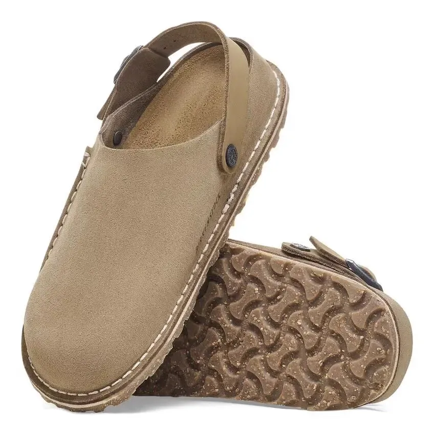 Birkenstock Lutry – Convertible Suede Clogs for All-Day Comfort