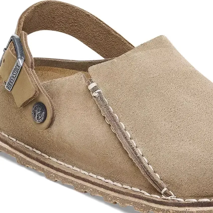 Birkenstock Lutry – Convertible Suede Clogs for All-Day Comfort