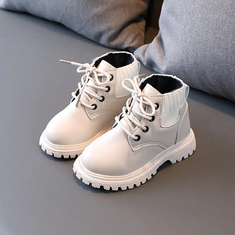Black Brown White Fall Winter Platform Boots