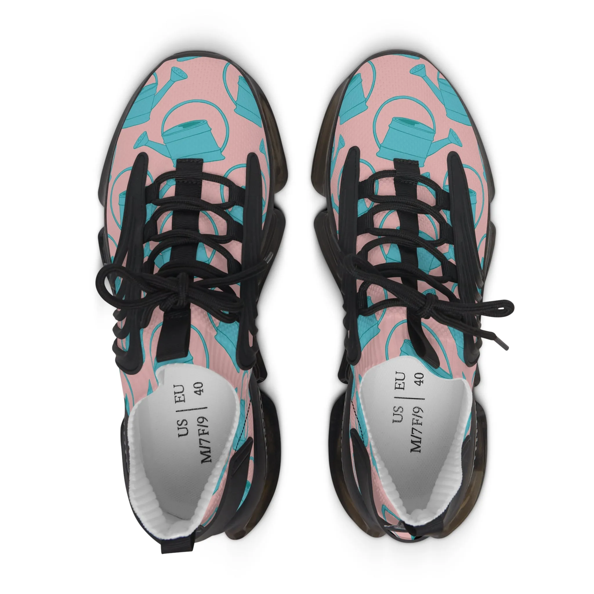 Blue Watering Can Women's Mesh Sneakers