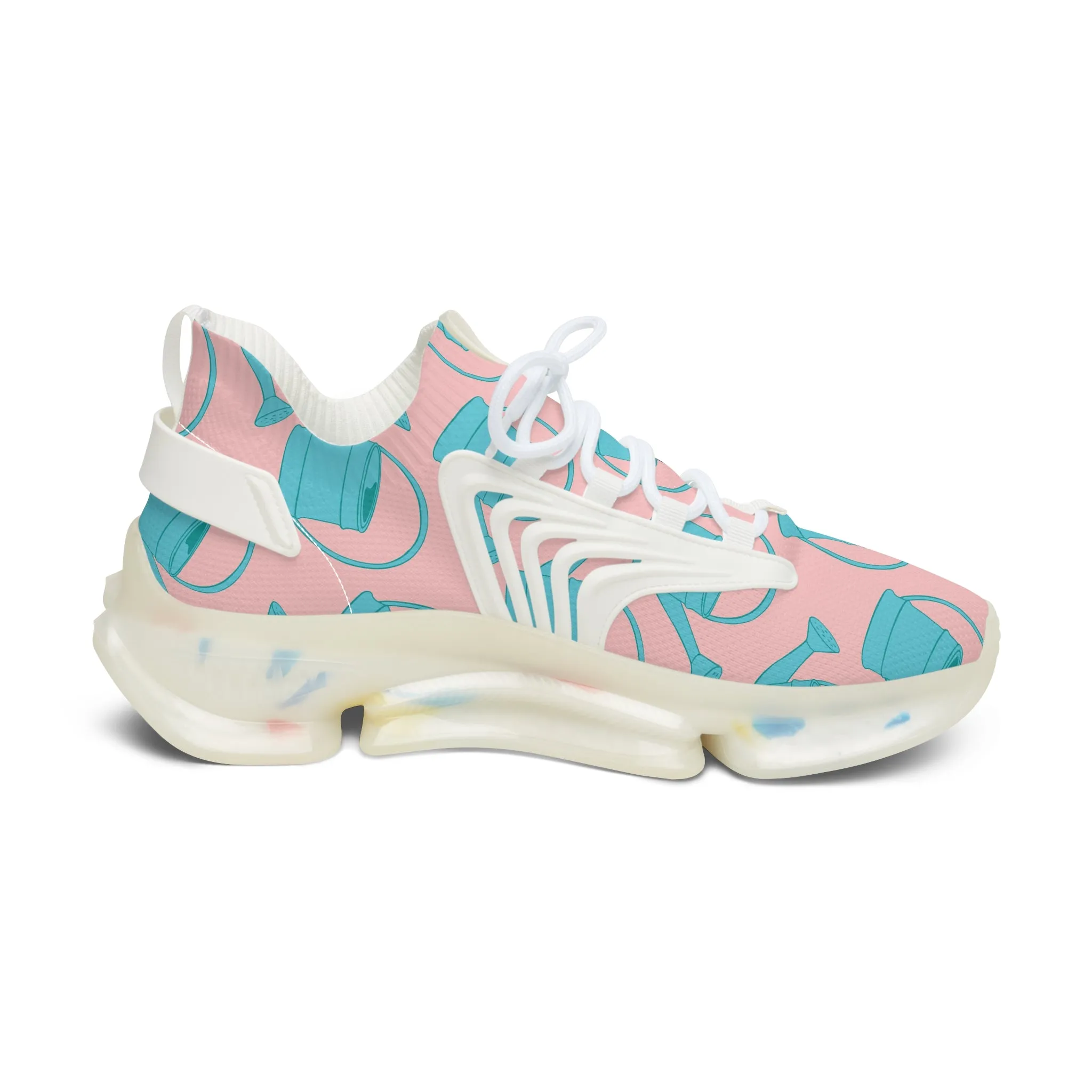 Blue Watering Can Women's Mesh Sneakers