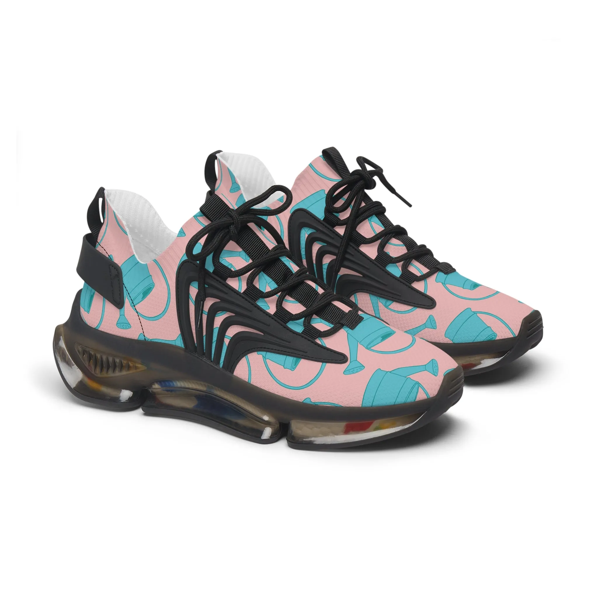 Blue Watering Can Women's Mesh Sneakers
