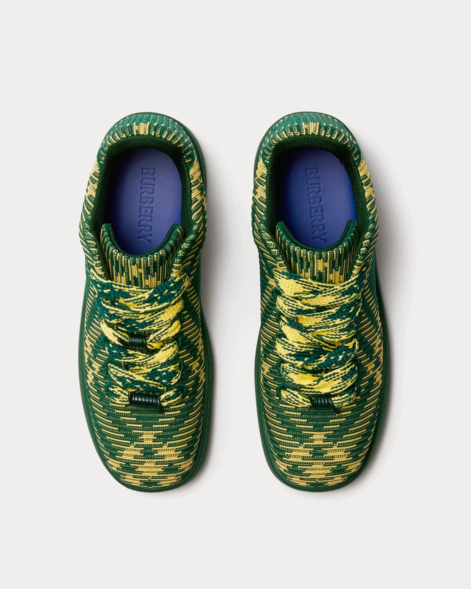 Box Check Knit Primrose Low Top Sneakers