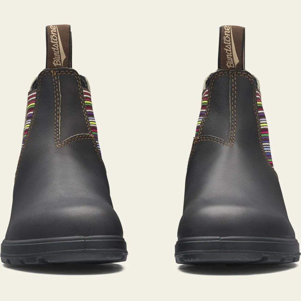 Classic Chelsea Boots Striped #1409 Stout Brown