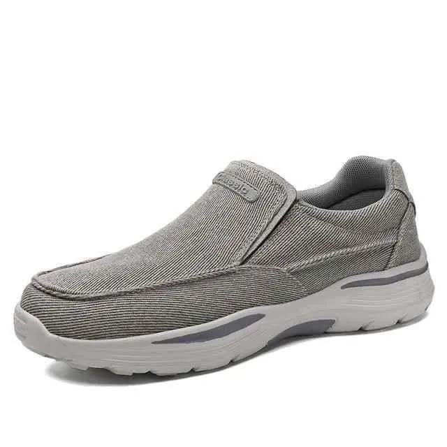 Classic Trendy Men Casual Shoes Canvas Breathable Men's Loafers New Male Comfortable Outdoor Walking Sneakers TBFS0256