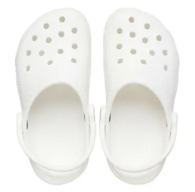 Crocs Youth Classic Clogs White