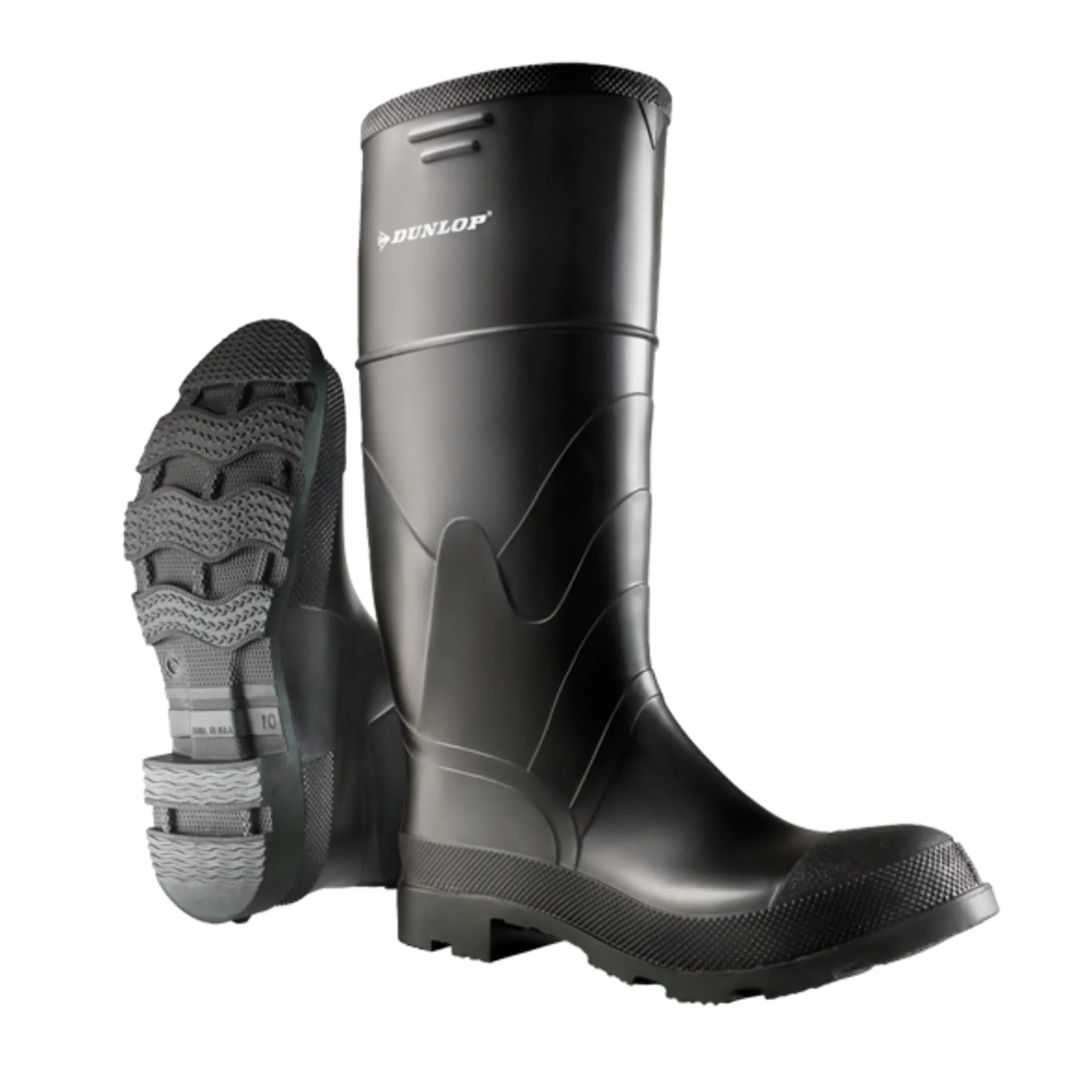 Dunlop Men's Safety Work Boots Economy Steel Toe & Midsole,  Puncture Resistant, Adjustable Height, Durable Protection, CSA/ASTM Compliant | Sizes 6-13