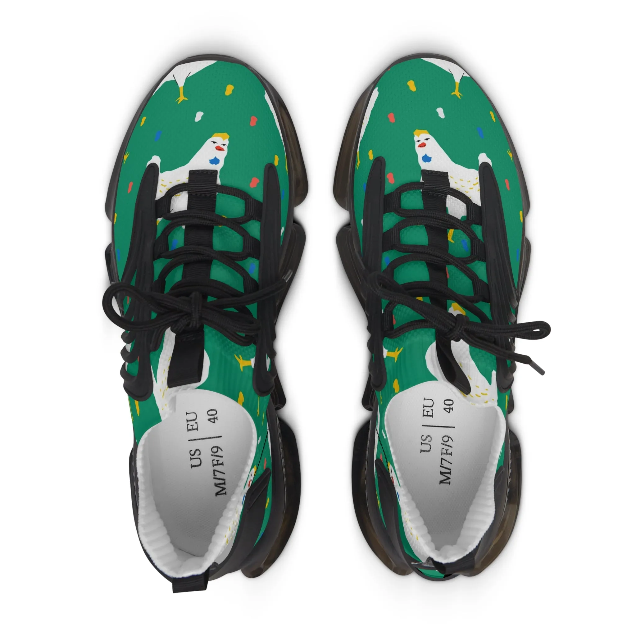 Green Chicken Women's Mesh Sneakers