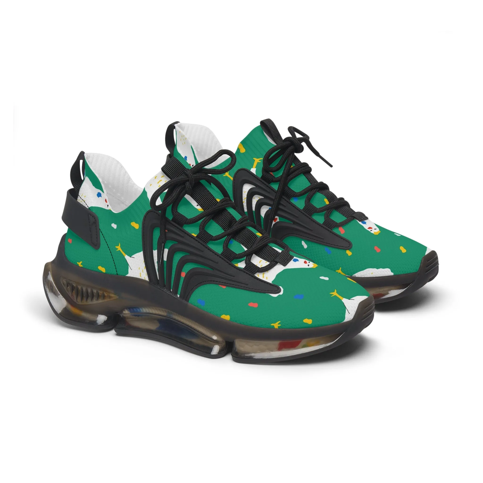 Green Chicken Women's Mesh Sneakers