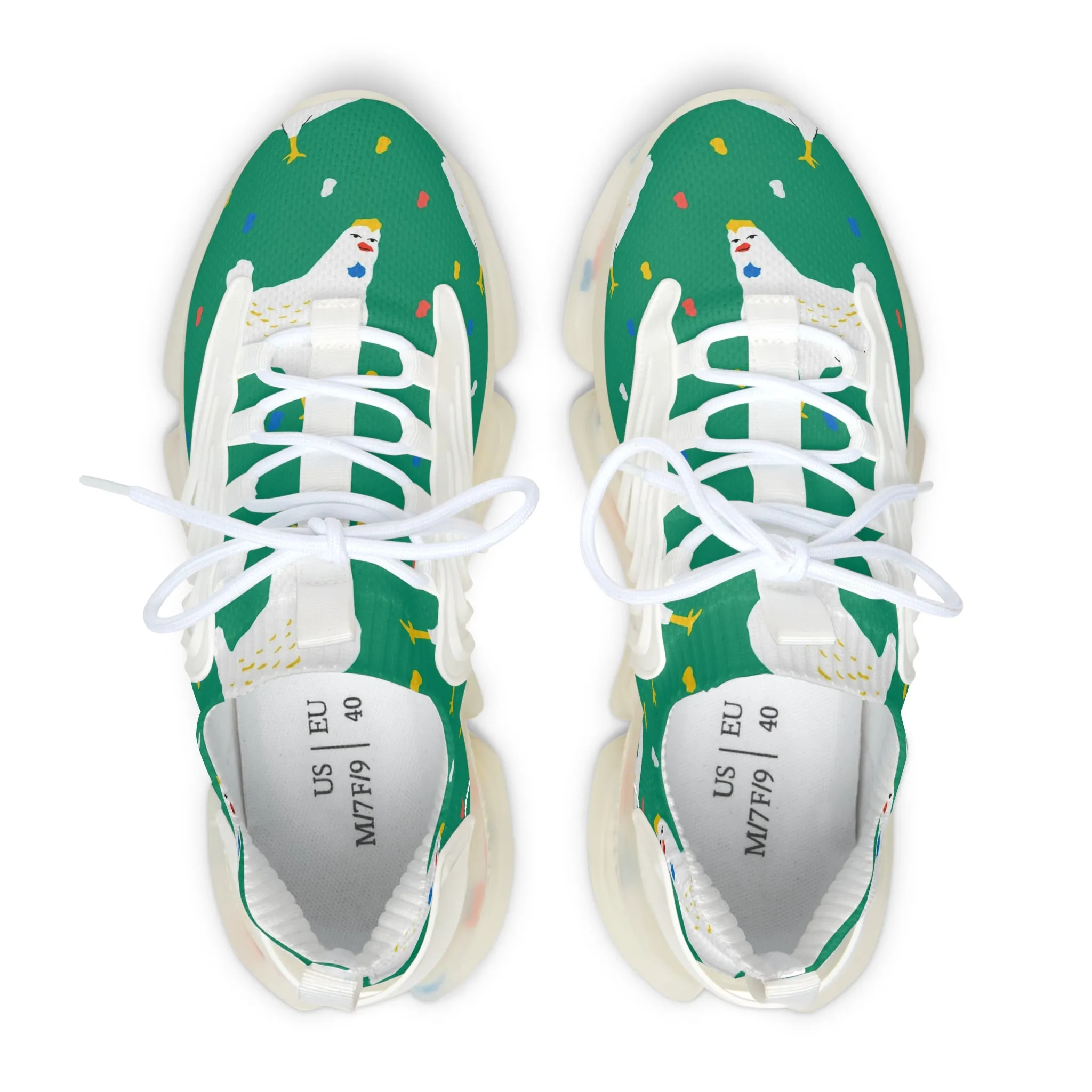 Green Chicken Women's Mesh Sneakers