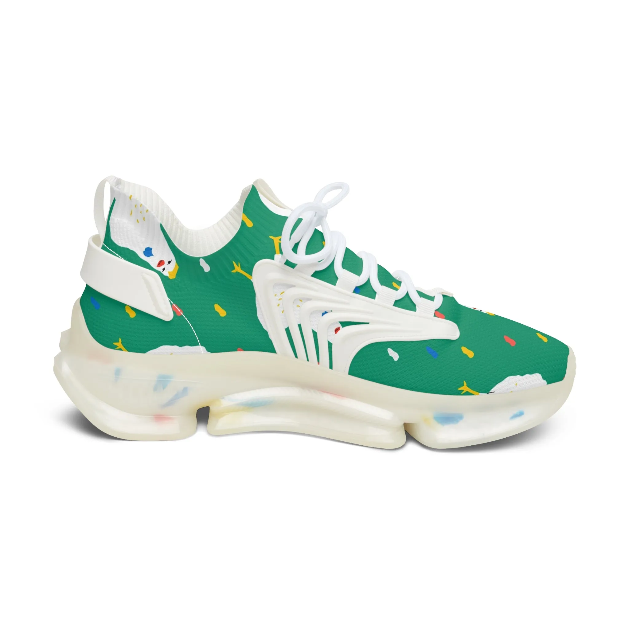 Green Chicken Women's Mesh Sneakers