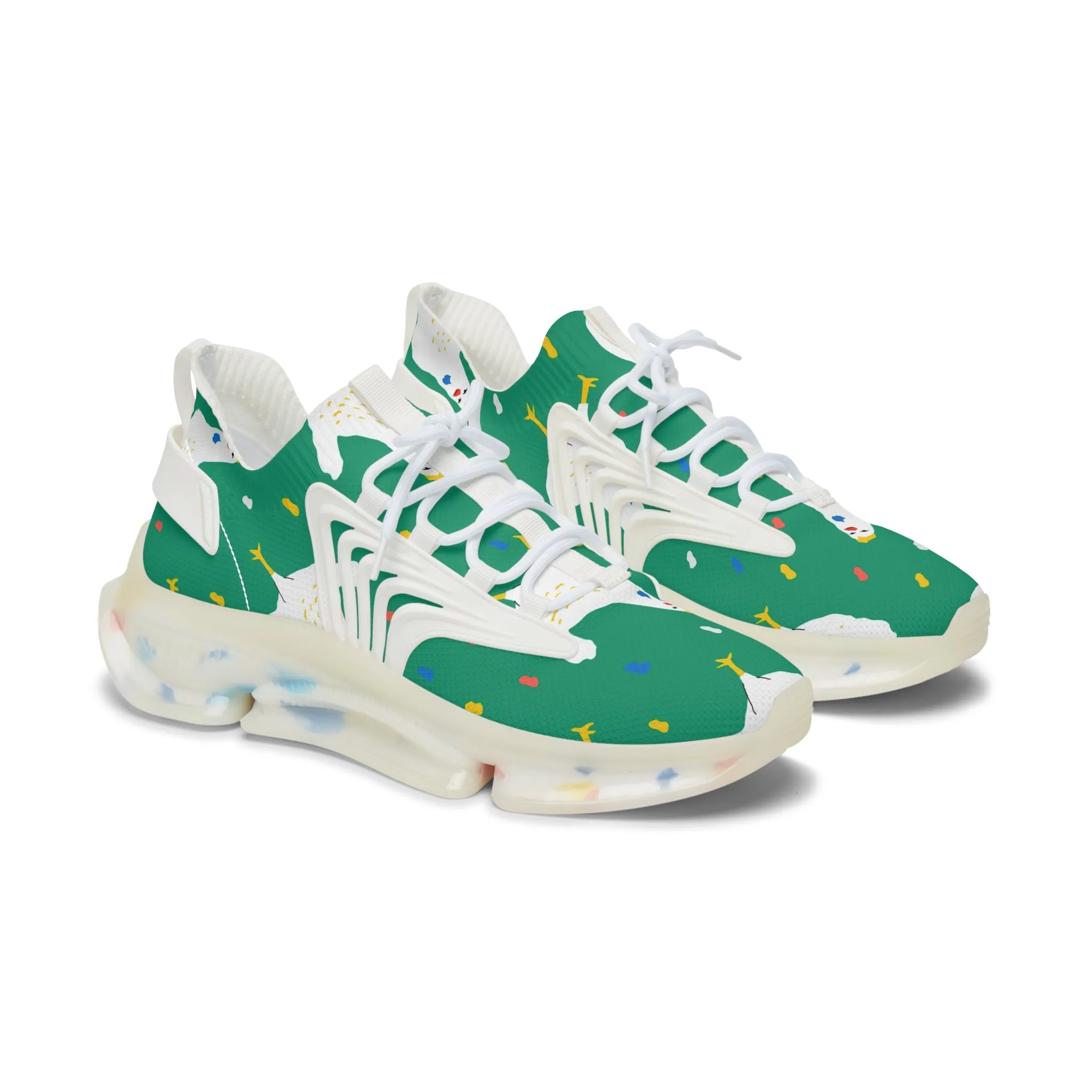 Green Chicken Women's Mesh Sneakers