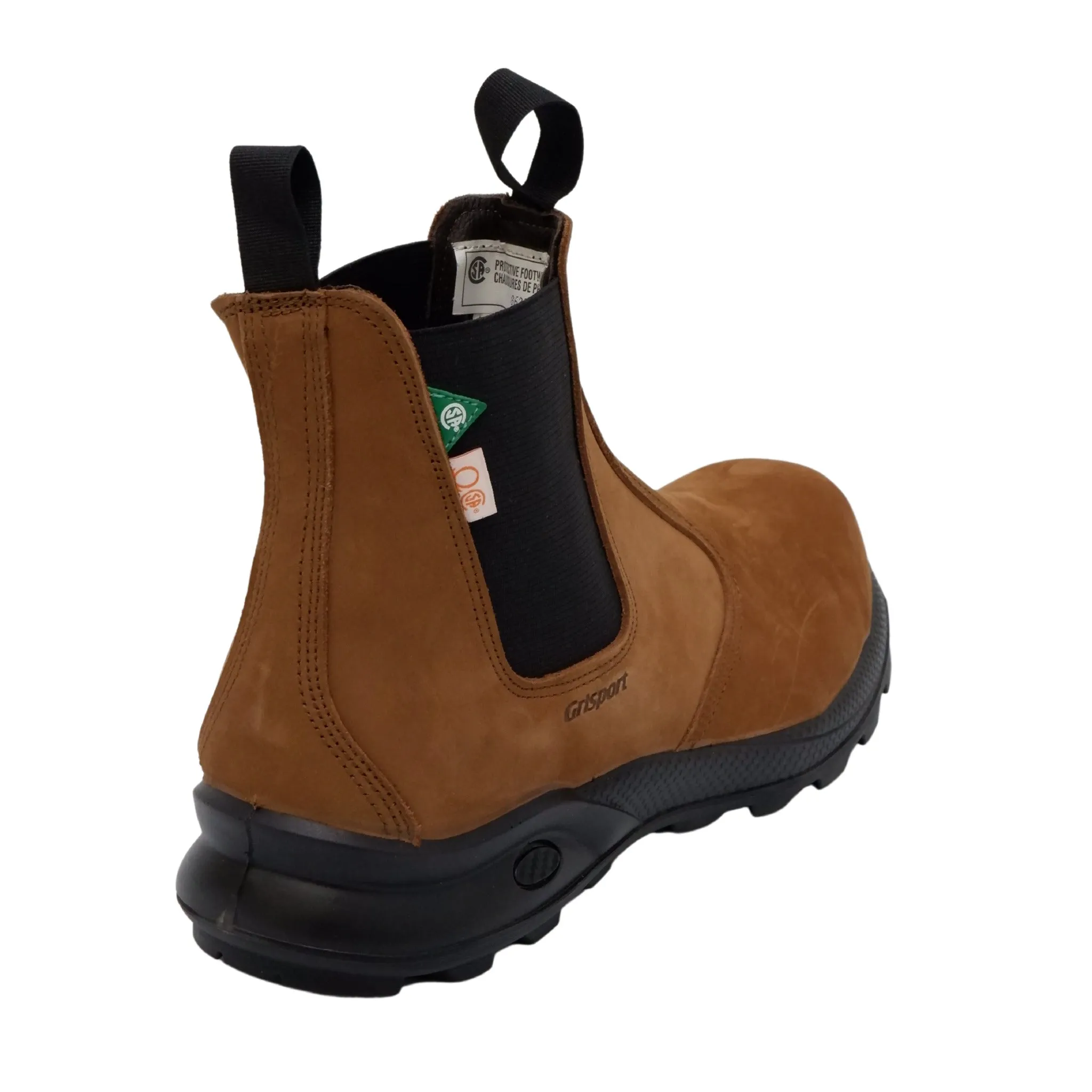 Grisport Men's Caledonia 6" Ultralight Slip-On Safety Work Boots - Composite Toe - CSA/ASTM Approved, Total Grip Sole for High Performance | Sizes 6-14