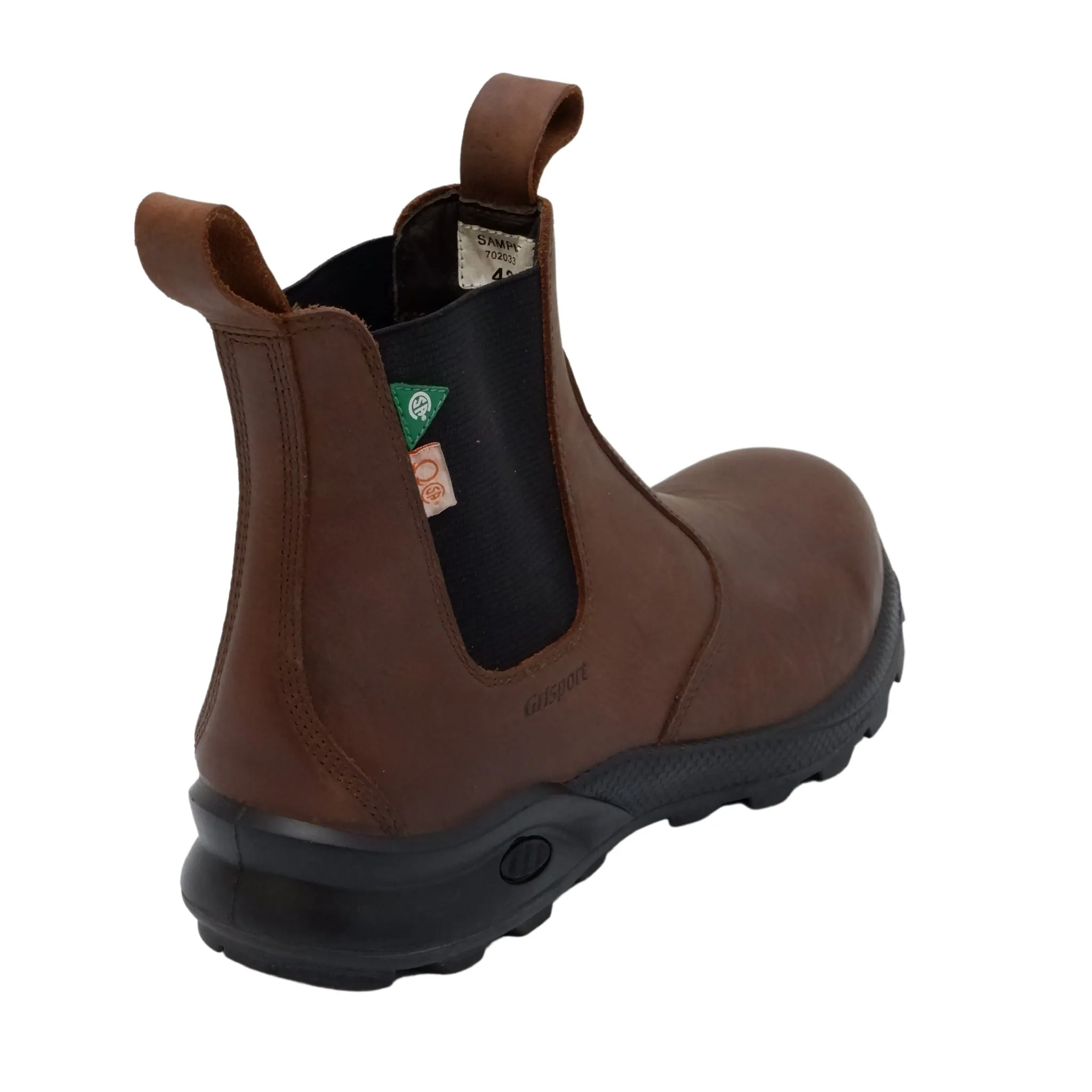 Grisport Men's Caledonia 6" Ultralight Slip-On Safety Work Boots - Composite Toe - CSA/ASTM Approved, Total Grip Sole for High Performance | Sizes 6-14