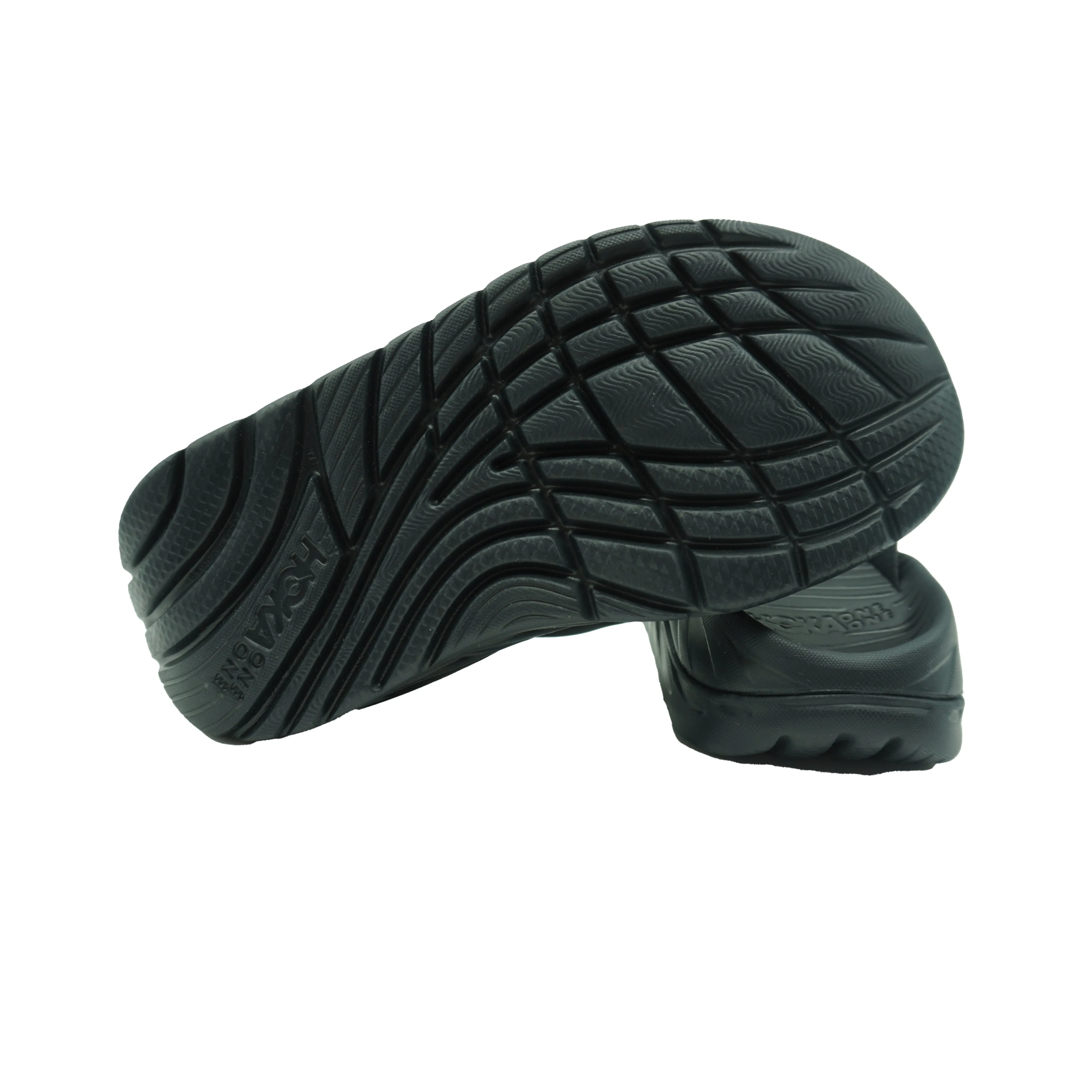 Hoka Women's One Ora Recovery Thong Flip Flop Sandals Black Size 10