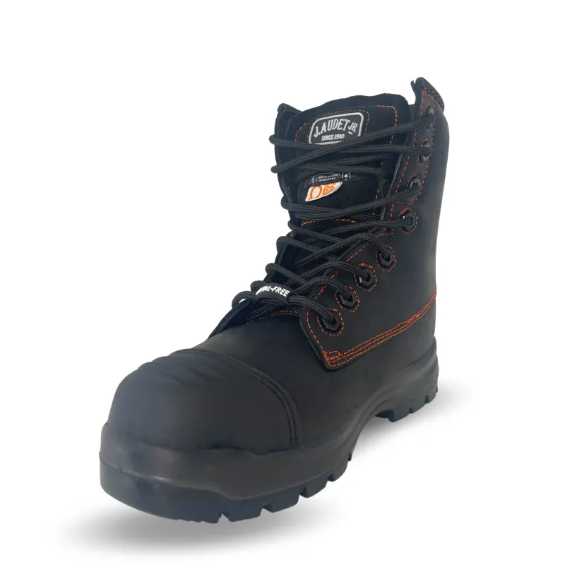 J. Audet JR Men's 969 Metal Free 8'' Work Boots