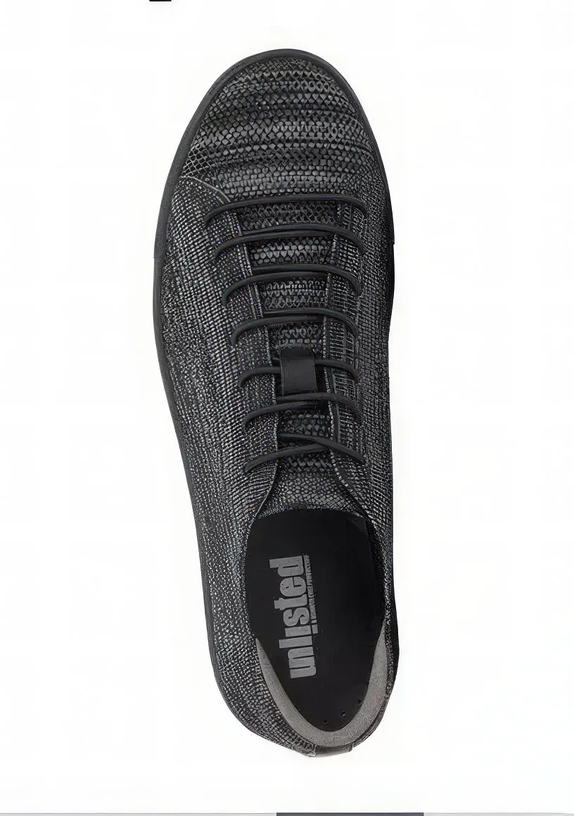 Kenneth Cole Unlisted Men's Stand Textured-Knit Lace-Up Sneakers  Color Black Size 7M