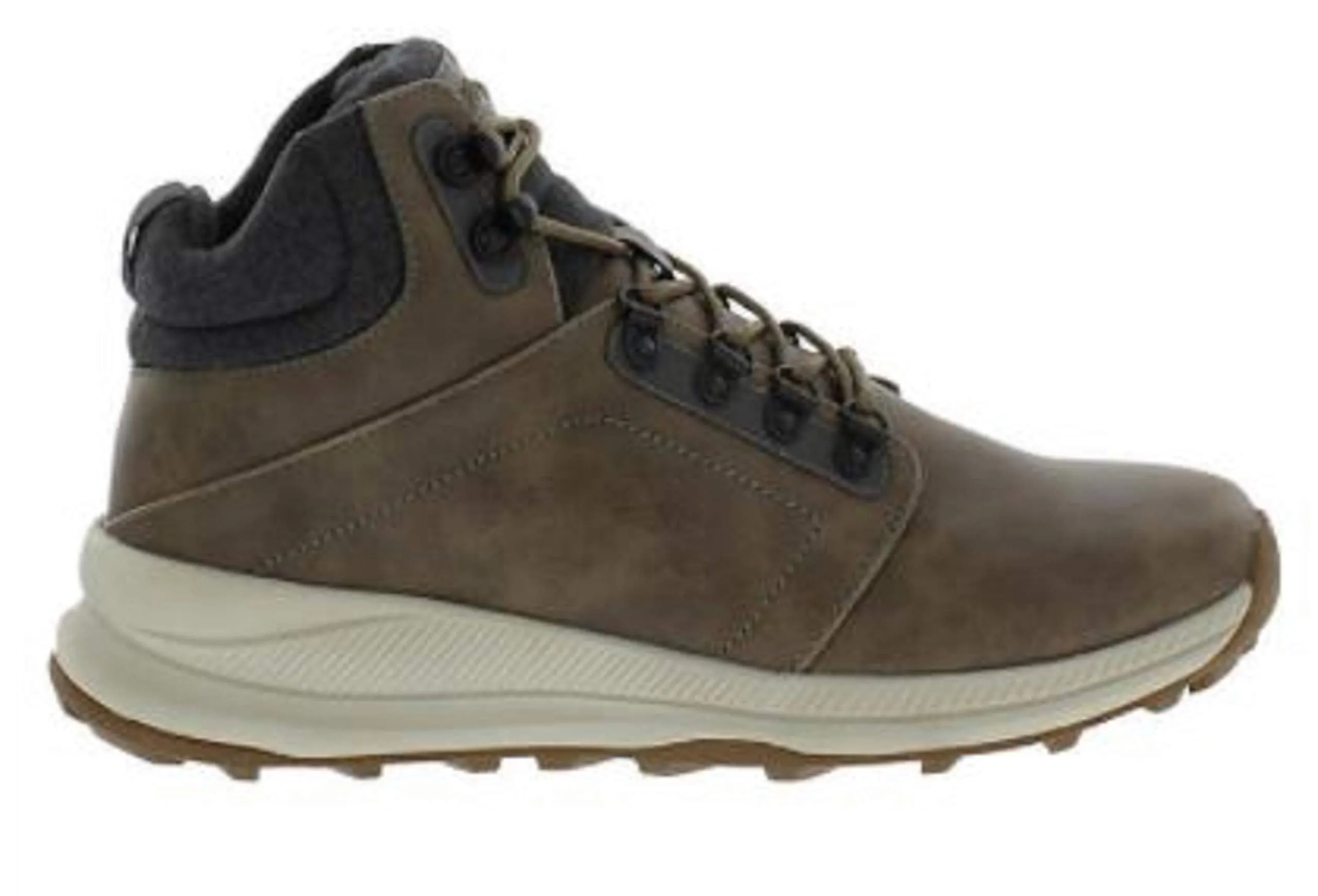Khombu Men's Memory Foam Lightweight Hiker Boot - Brown or Grey