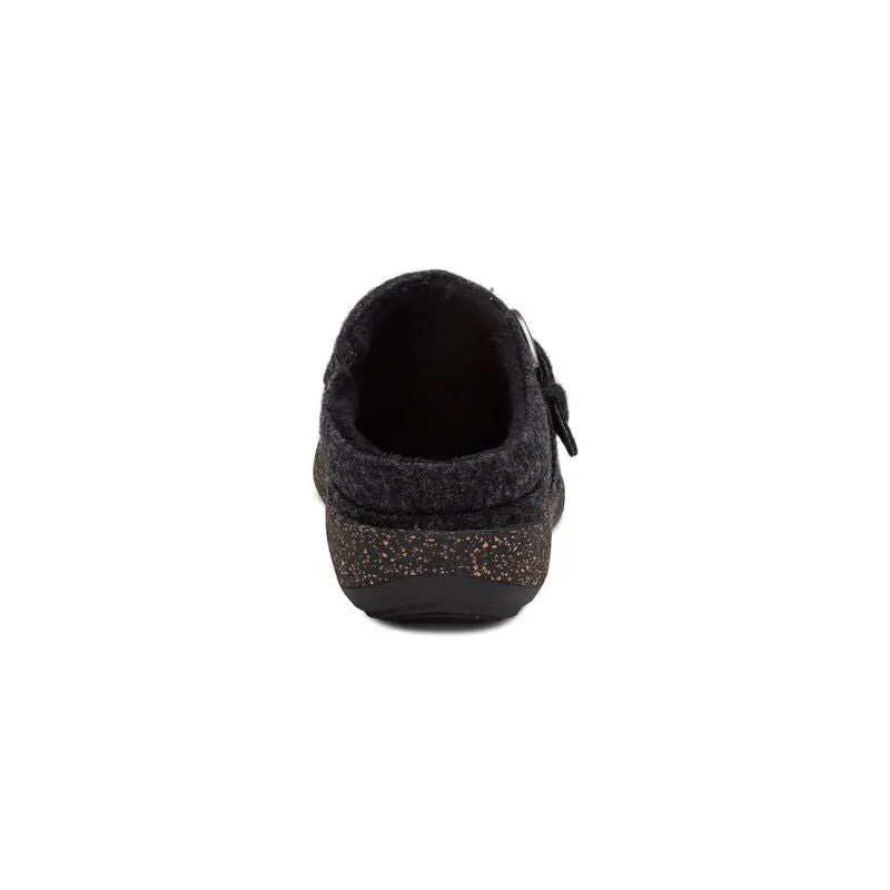 Libby Comfort Clog Black Wool