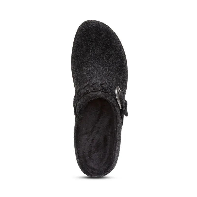 Libby Comfort Clog Black Wool