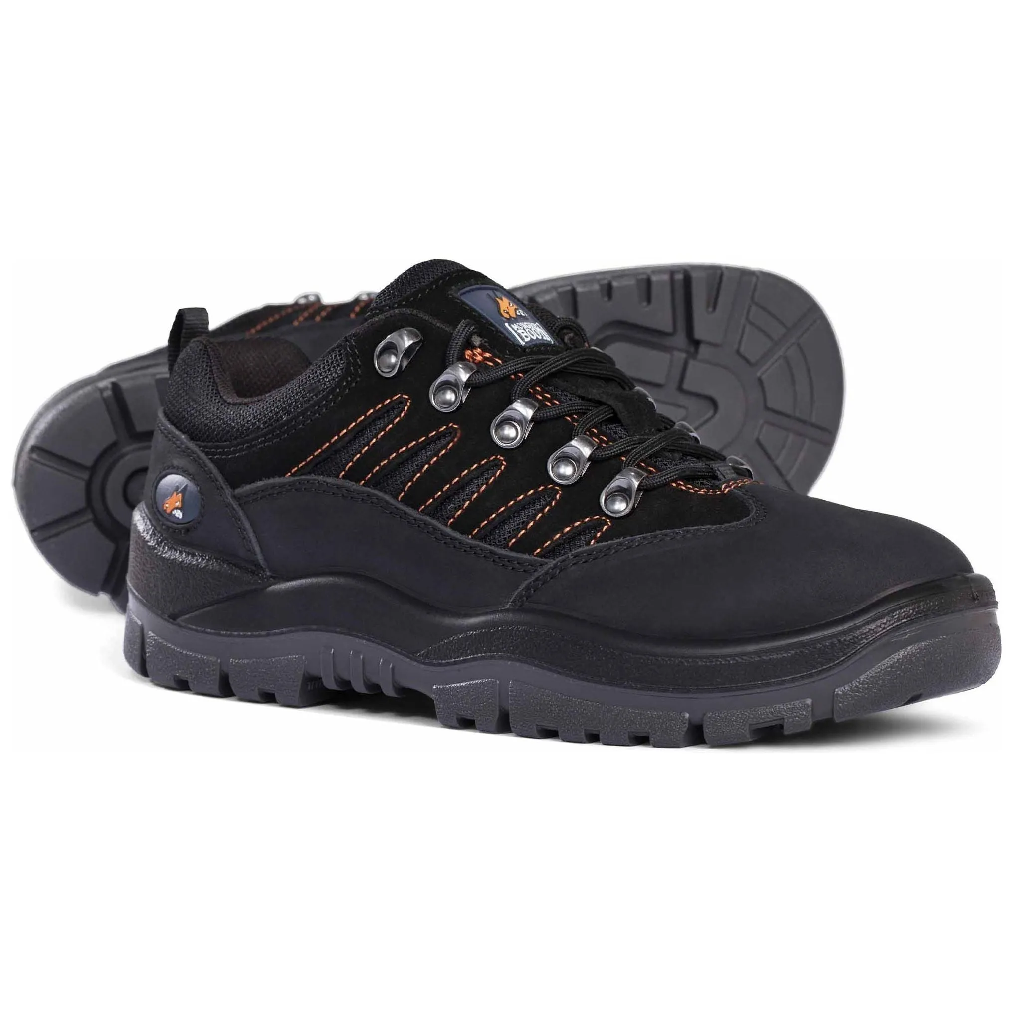 Mongrel Black Steel Cap Toe Hiker Shoe (390080) (Pre Order)