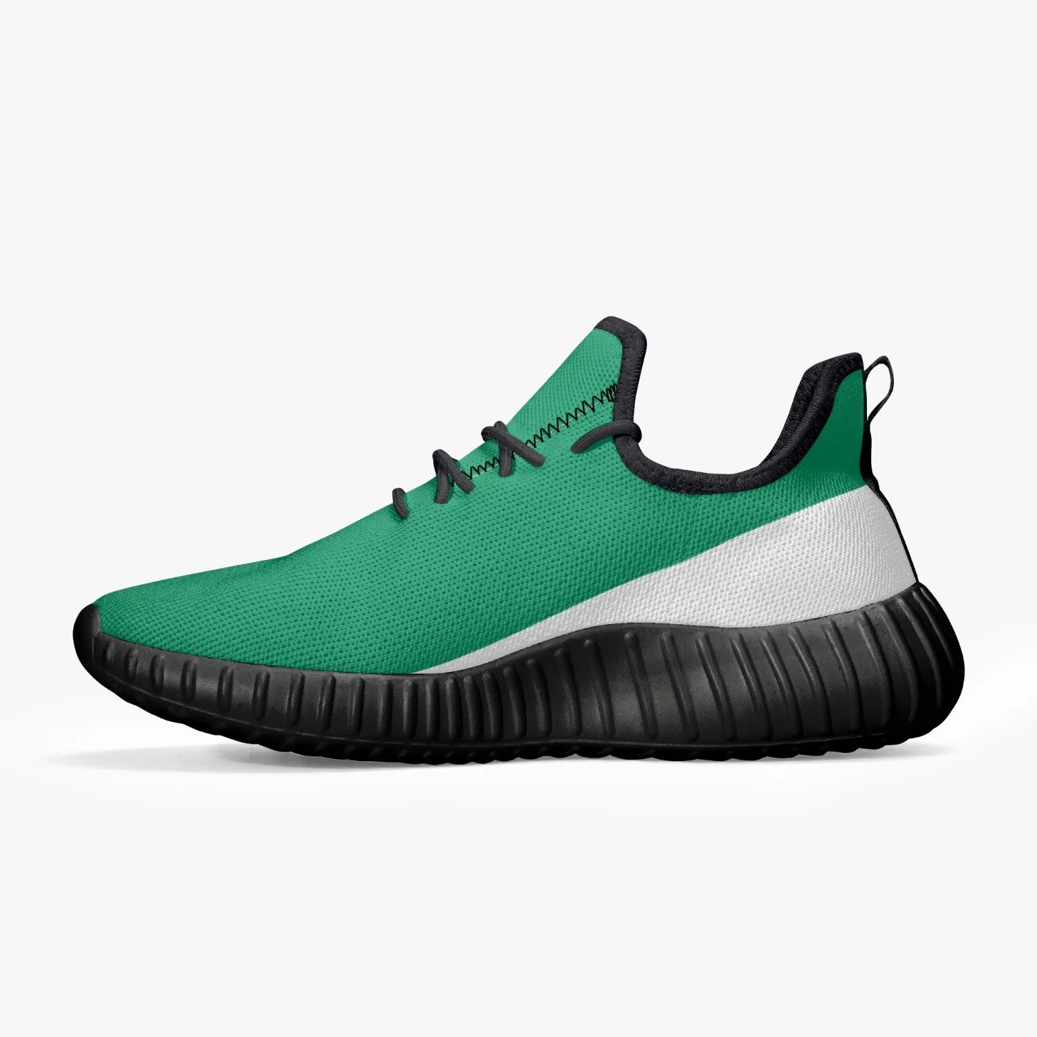 Officially Sexy Mint & White Laser Mesh Knit Sneakers - With White or Black Sole