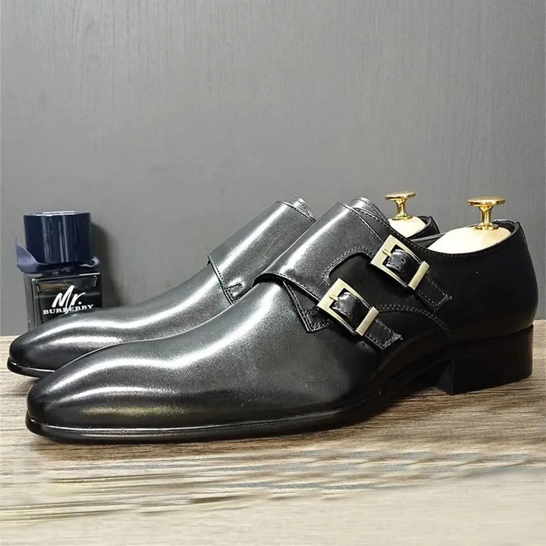 Ostranuxe Classic Monk Loafers