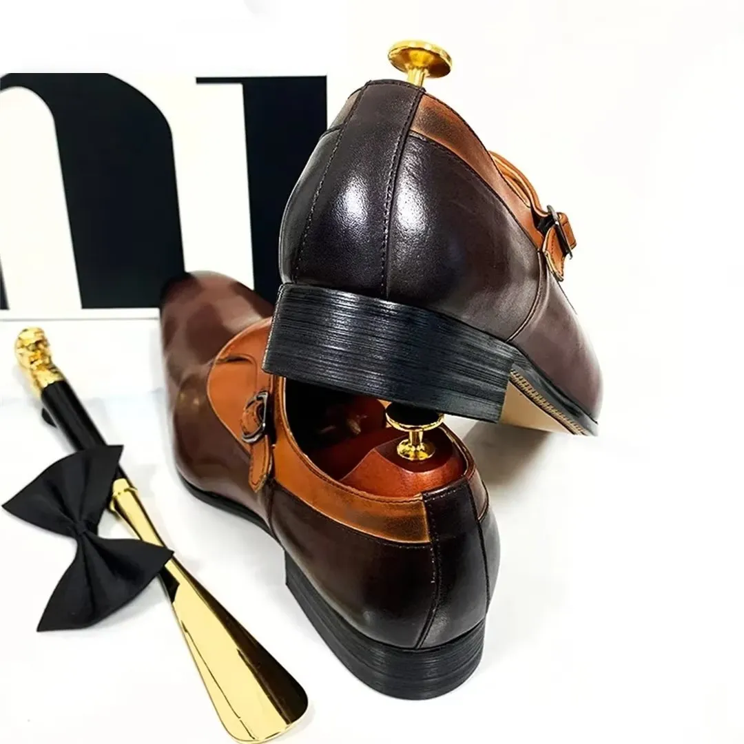 Ostranuxe Classic Monk Loafers