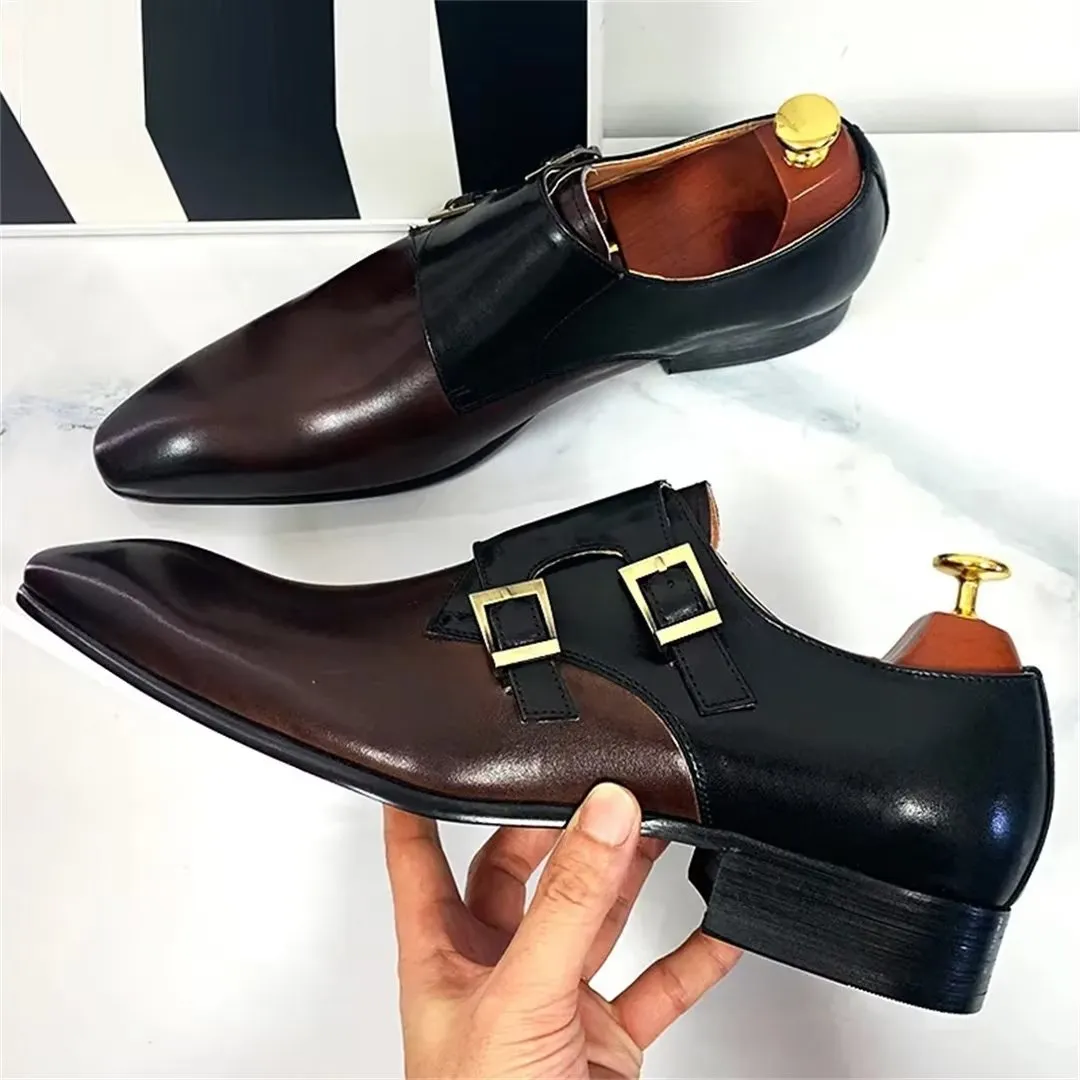 Ostranuxe Classic Monk Loafers