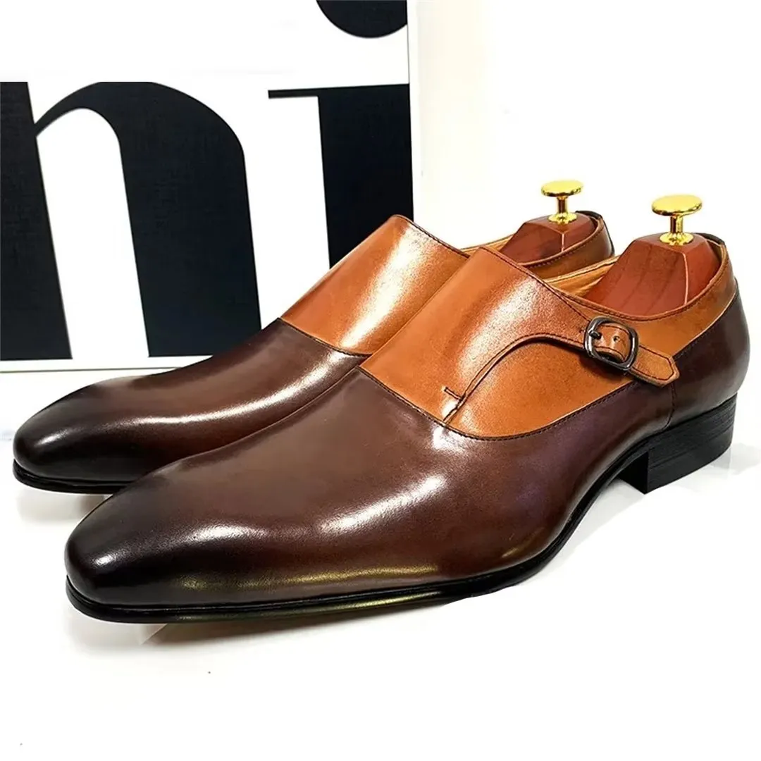 Ostranuxe Classic Monk Loafers