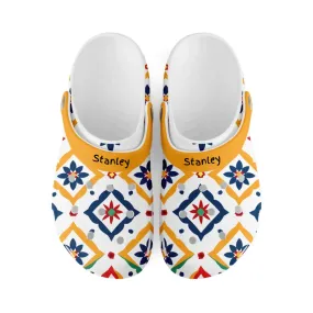 Personalized Mexico Clocs Clog, Custom Classic Clog, Comfortable Unisex Clog Shoes