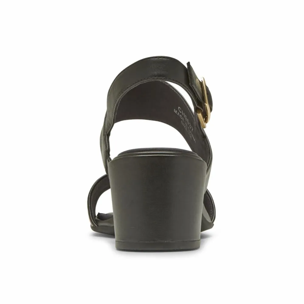 Rockport Women TOTAL MOTION ALAINA TWO STRAP BEIGE SNAKE
