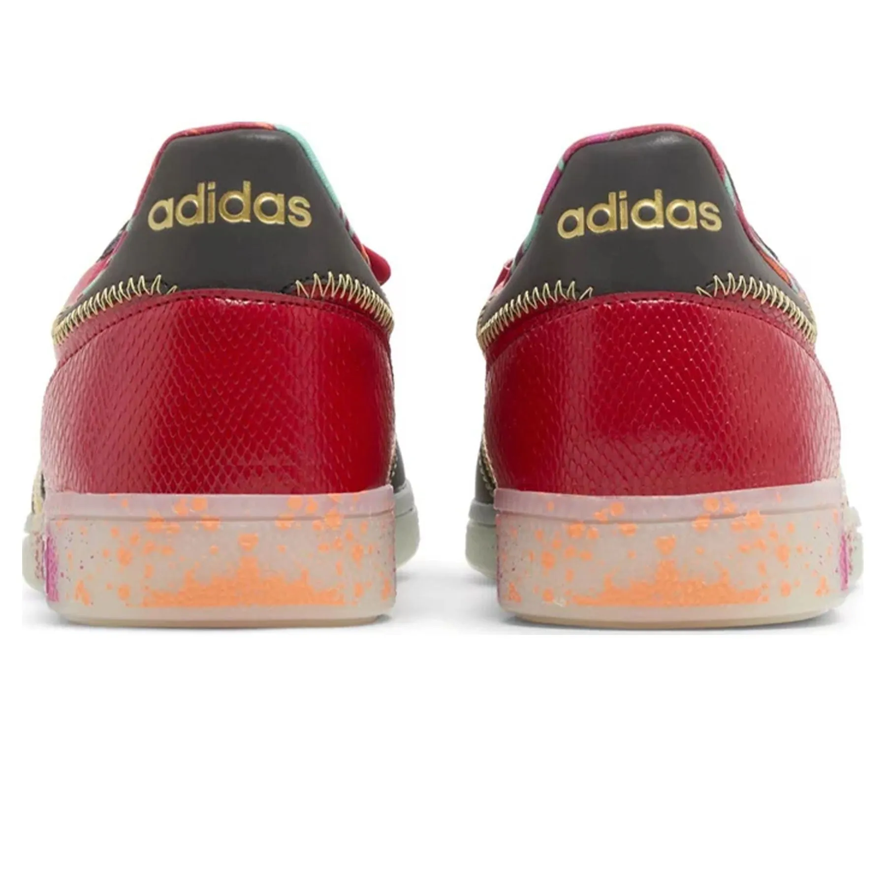 S.E.E.D. x adidas Handball Spezial 'Scarlet Gold Paint Splatter'