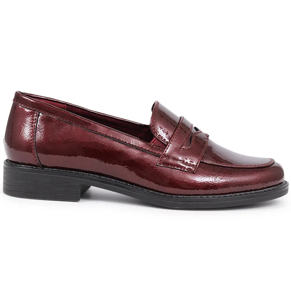 Slip-On Patent Loafers - WBINS40089 / 325 988