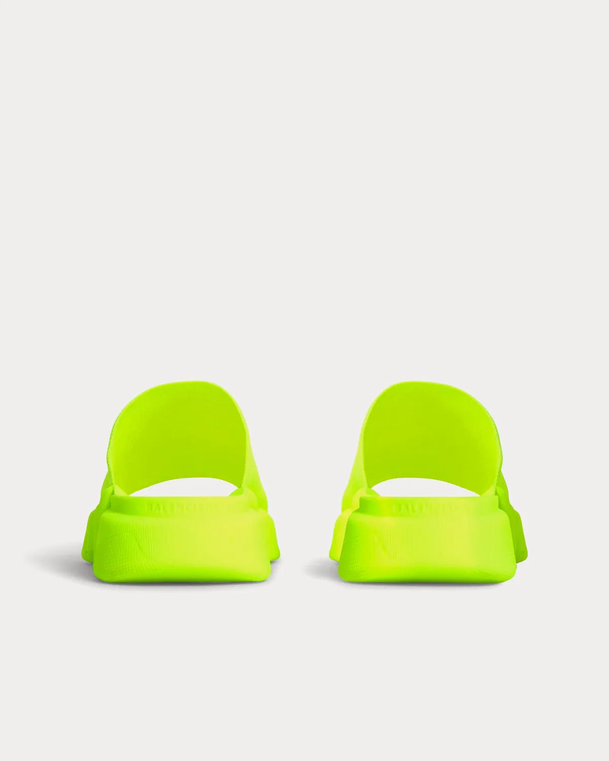 Speed 2.0 Recycled Knit Neon Yellow Slides