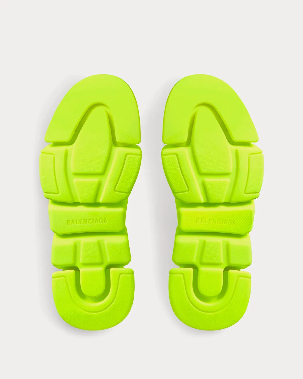 Speed 2.0 Recycled Knit Neon Yellow Slides