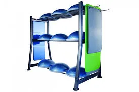 Storage Rack (Empty) - Holds 9 Stability Ball or 9 BOSU & Gym Mats